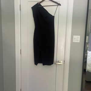 NEW with tag Elegant Black One-Shoulder Dress